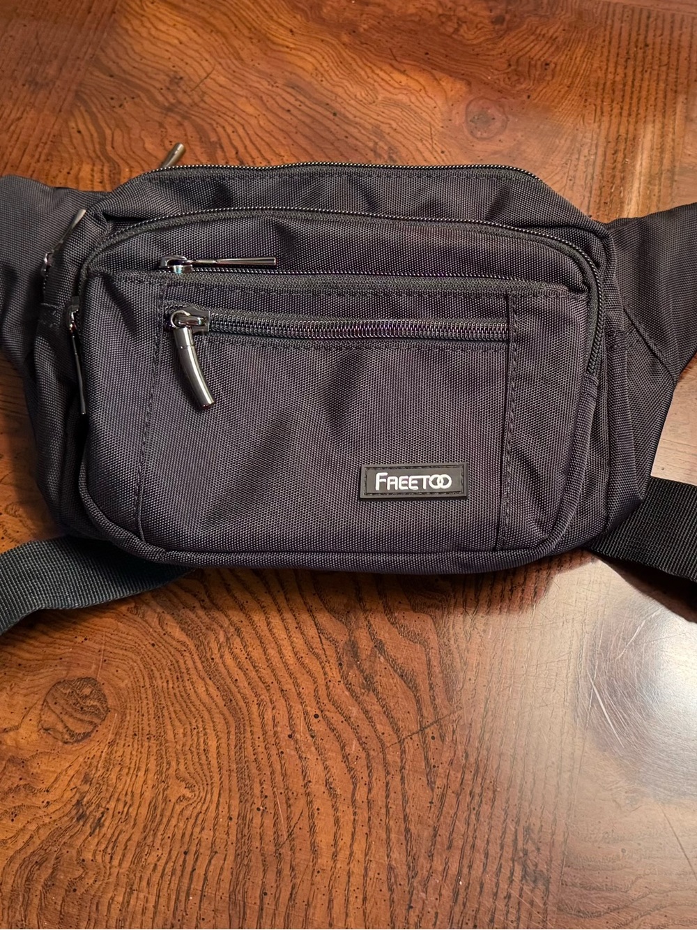 Black Waist Pack - Hands-Free Travel Belt Bag